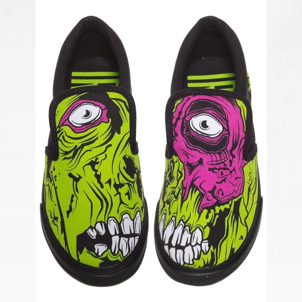 Iron Fist Zombie Chomper Slip On Sneakers-9